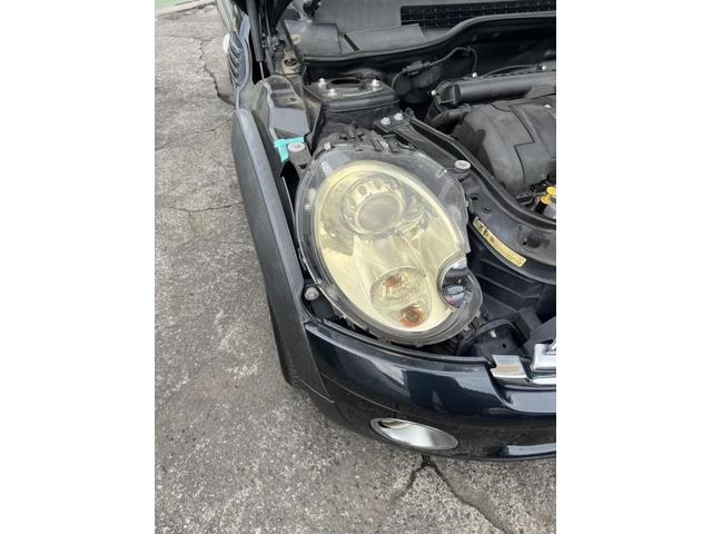 【MINI クーパー】【ヘッドライトカバー塗装修理】