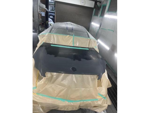 【メルセデス・ベンツ　Cクラス】【ボンネット塗装剥がれ修理】