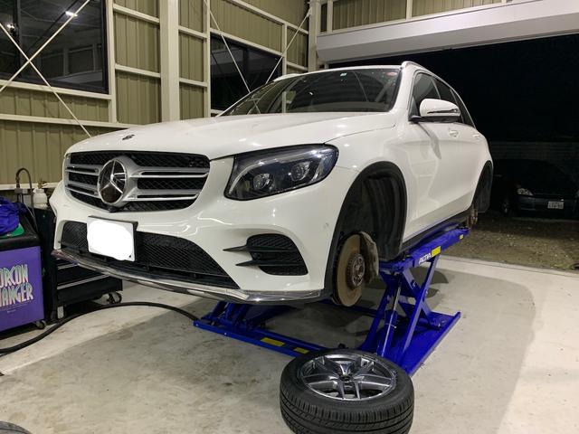 メルセデスベンツ　GLC タイヤ交換　千葉県睦沢町のクルマ屋です！