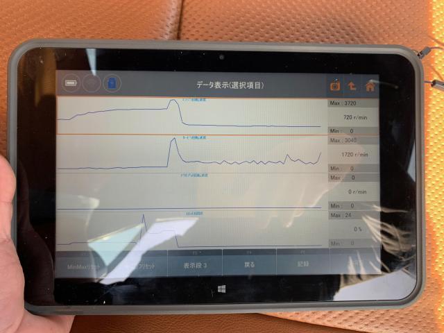 ダイハツ　コペン　AT不調　変速ショック大　回転センサー取替