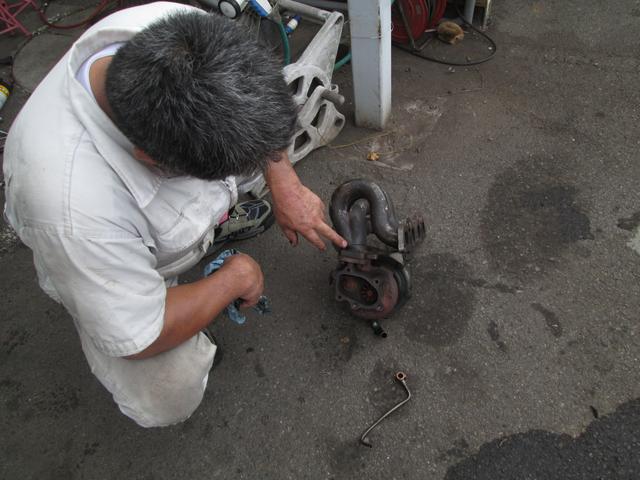 S13　シルビア マニホールド修理　故障　交換　大和市　神奈川県