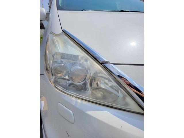 トヨタ　プリウスα　グー故障診断（コンピュータ診断）車検整備　フォグランプ交換　オイル・フィルター交換