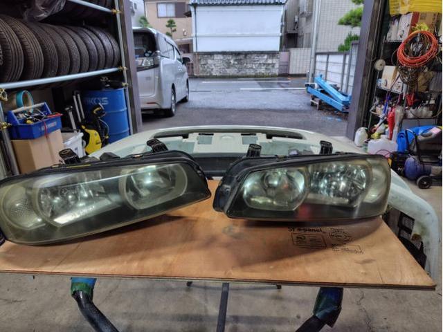 日産　スカイライン　ヘッドライトレンズ交換　平塚　茅ヶ崎　大磯　小田原　伊勢原　藤沢　厚木