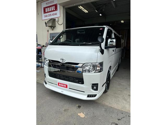 トヨタ　ハイエース　7型　新車　ショック　パワーブレ－ス　交換　取付　持ち込み取付　神奈川県　大和市