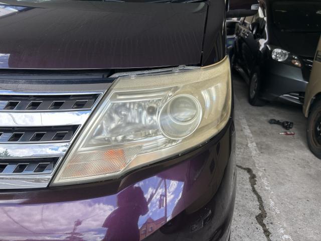 セレナ　ヘッドライトコーティングでアンチエイジング！