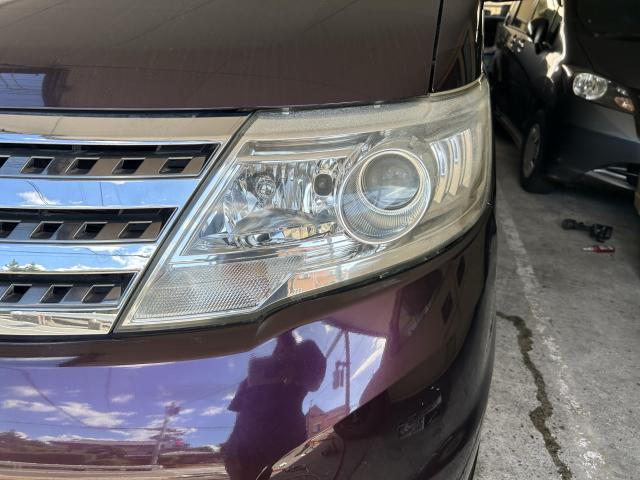 セレナ　ヘッドライトコーティングでアンチエイジング！