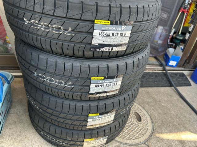 ダイハツ　タント　持込タイヤ交換