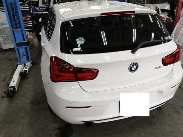 BMW　118i　 車検整備　ワイパー　エアコンフィルター交換　メンテナンス　大和市　横浜市　町田市　外車　輸入車