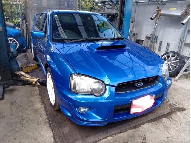 スバル　インプレッサＷＲＸ　ステアリングギアボックスの交換作業