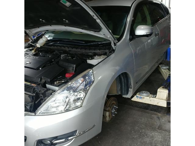 日産ティアナ車検　１日車検整備　さいたま市岩槻区　越谷　川口　草加　車検安い