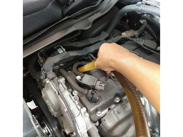 キャラバンNV350点検　キャラバンオイル交換　オイルエレメント交換　カーメンテナンス直ぐ出来る　さいたま市岩槻区　越谷　草加　川口日産キャラバンメンテナンス