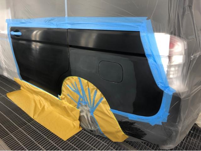 ステップワゴン板金 Rk5側面修理板金塗装 ステップワゴンへこみ修理格安さいたま市岩槻区自動車鈑金塗装安い グーネットピット