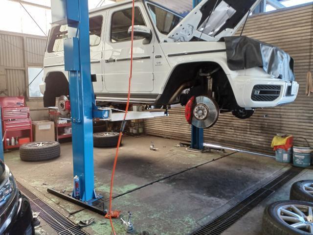 Ｇ63車検さいたま市岩槻区(株)ユーパーク岩槻工場　車検安い工場越谷外車の車検安い　１日車検出来る　代車