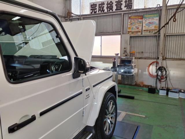 Ｇ63車検さいたま市岩槻区(株)ユーパーク岩槻工場　車検安い工場越谷外車の車検安い　１日車検出来る　代車