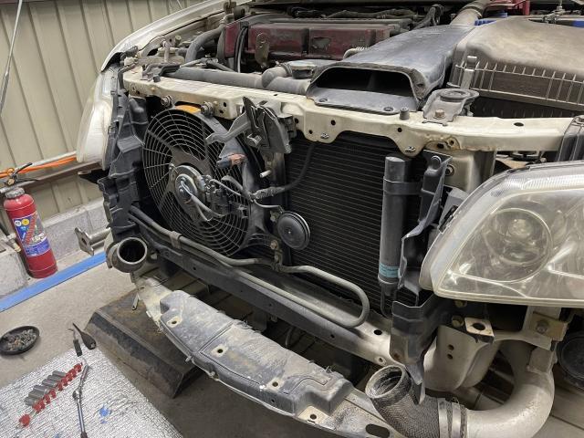 ■三菱　ランエボ　コンデンサーファンモーター交換　さいたま市岩槻区・越谷市・川口市　整備■