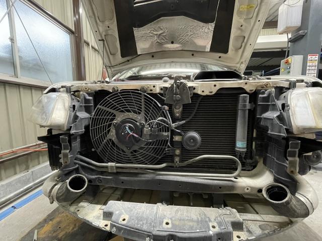 ■三菱　ランエボ　コンデンサーファンモーター交換　さいたま市岩槻区・越谷市・川口市　整備■