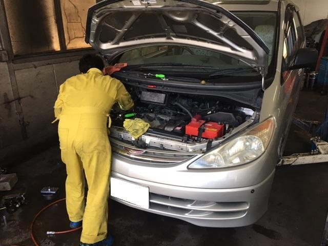 トヨタ　エスティマ　車検　越谷市