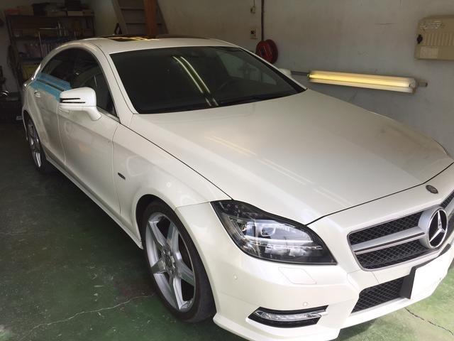 W218　CLS　ベンツ モール リフレッシュ！くすみ　シミ　白錆　キレイ！ 磨き　メッキ　腐食　サビ　杉戸町　春日部市　幸手市　越谷市　宮代町　白岡市　蓮田市　久喜市　さいたま市　埼玉県　どんなことでもKEEPにお任せください！