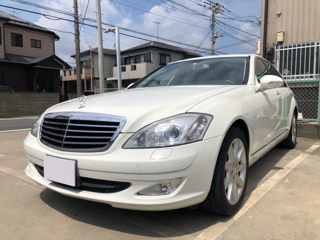 W221　ベンツS350　ヘッドライトクリーニング&コーティング　伊奈町　さいたま市