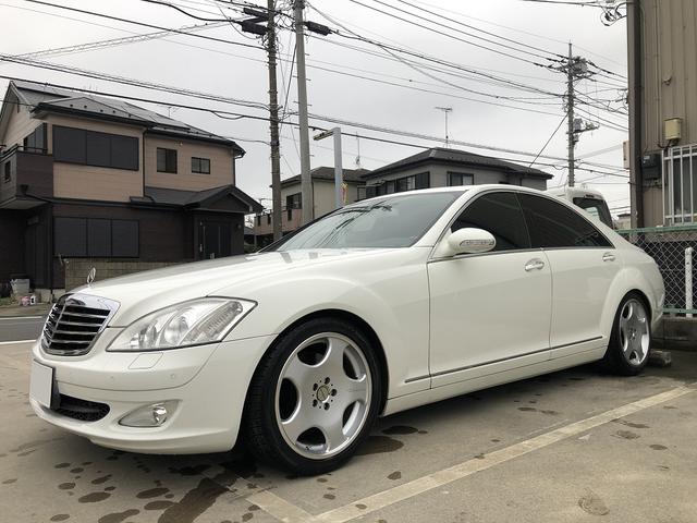 ベンツSクラス ローダウン施工 ロワリングキット取付 W221|グー ベンツSクラス ローダウン施工 ロワリングキット取付 W221|グー