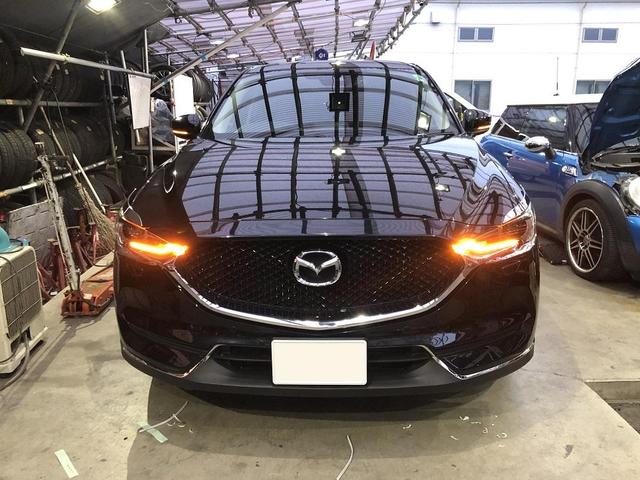 CX-5　LEDシーケンシャルウィンカー取付　パーツ持ち込み　KF2P　さいたま市