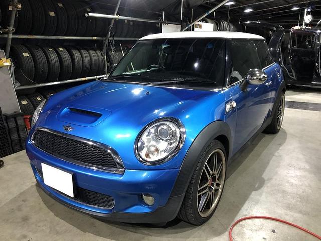 R56ミニクーパーS　ヘッドライト磨き＆コーティング　さいたま市