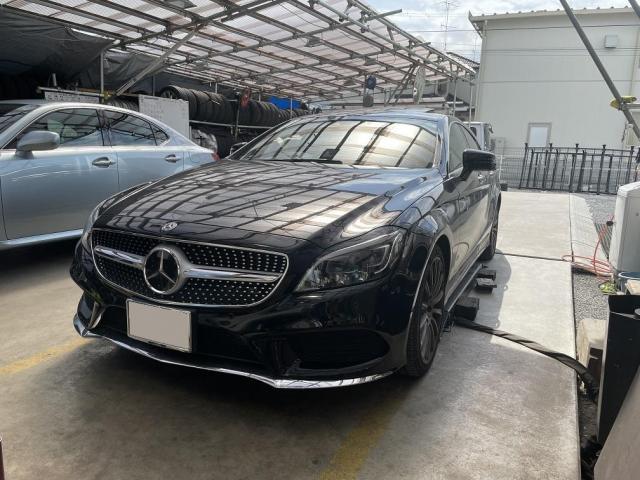 CLS220d　ベンツ　ブレーキパッド交換　ブレーキローター交換　W218　伊奈町