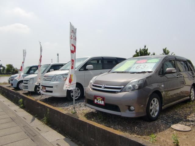 川越市の伊佐沼の近くあります★グーネットののぼり旗が目印です★