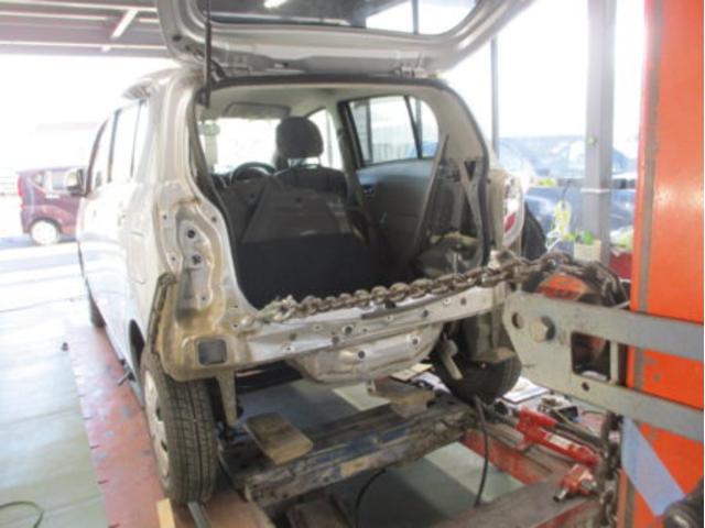 バンパー鈑金塗装修理・バックドア交換事例（ダイハツ・イース）