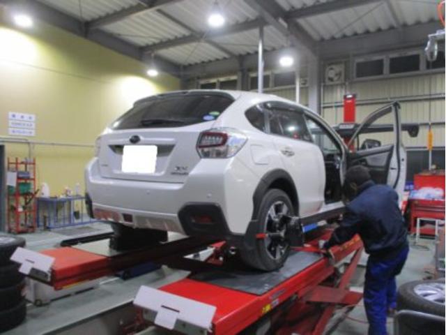 全損事故の鈑金塗装修理事例（スバル・XV）