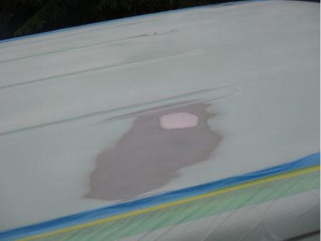 鈑金塗装修理お任せ下さい。塗装劣化の修理事例（三菱・ｅｋワゴン）