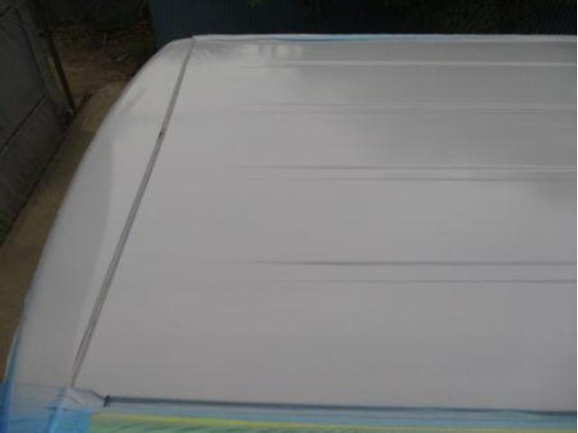 鈑金塗装修理お任せ下さい。塗装劣化の修理事例（三菱・ｅｋワゴン）