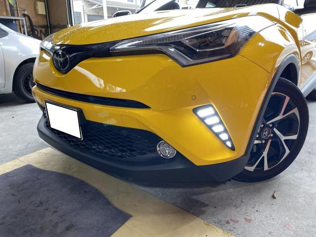 トヨタ　Ｃ－ＨＲ　ＮＧＸ５０　パーツ持込み　ウインカー＆デイライト　　埼玉県　富士見市　格安取付　無料代車完備　ららぽーと富士見すぐ近く　東京都　千葉県　神奈川県