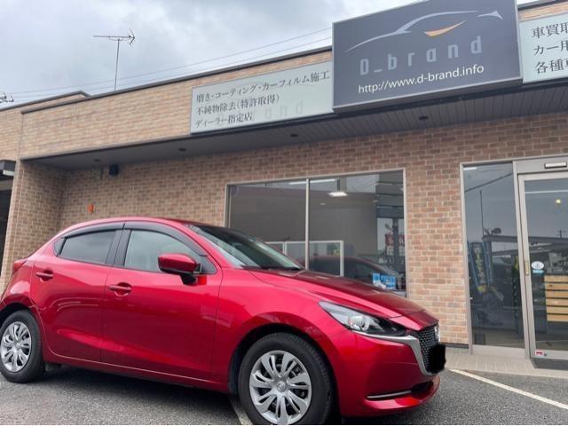 マツダ　MAZDA2  カーフィルム施工　シルフィード7045 