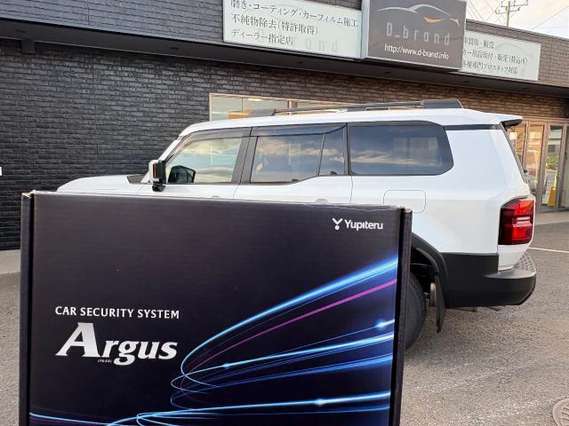 250ランクル　argus D1  アルゴスD1　ユピテル　カーセキュリティー取付け　電装系修理