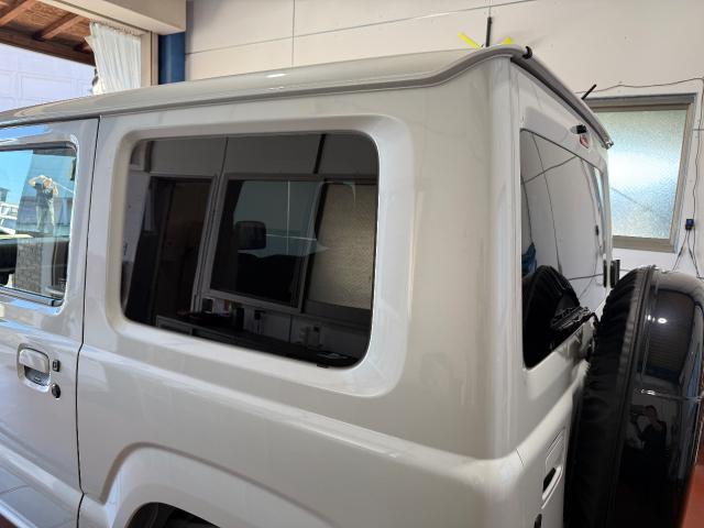 スズキ　ジムニー　カーフィルム　断熱スモーク　シルフィードSC7008 リア３面