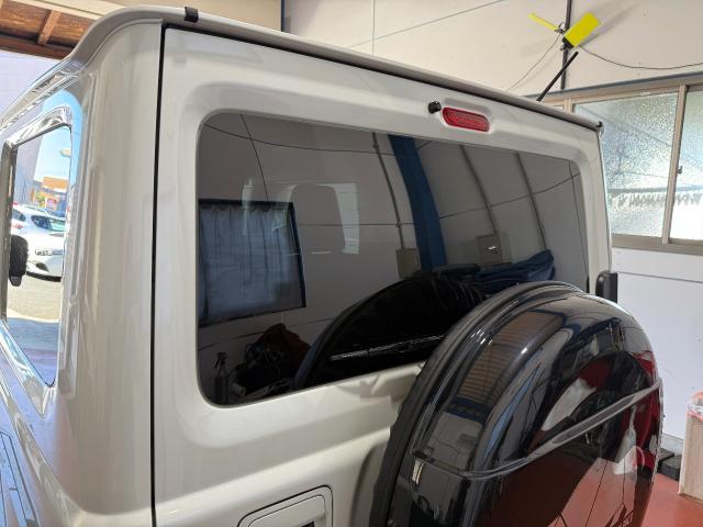 スズキ　ジムニー　カーフィルム　断熱スモーク　シルフィードSC7008 リア３面