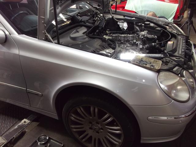05ｙ メルセデスベンツ Ｅ350Ｔ　スロットルバルブ不良　スロットルアクチュエター交換 タンブルアーム 交換　川崎市宮前区　修理　故障　外車　輸入車
