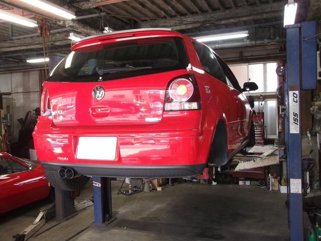 2009年式　ポロＧＴＩ　5ＭＴ　リヤハブベアリング　交換