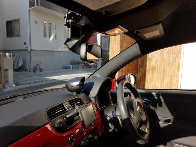 2014y  アバルト500　ドライブレコーダー　ＥＴＣ　ナビ　持ち込み取り付け　川崎市宮前区　輸入車　外車　持ち込み　パーツ　
 