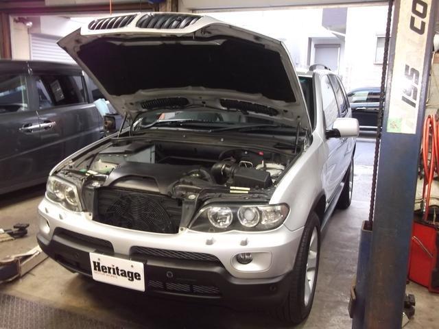 2006年式　BMW X5　エンジンチェックランプ　点灯　修理　川崎市宮前区　神奈川県　修理　故障　外車　輸入車