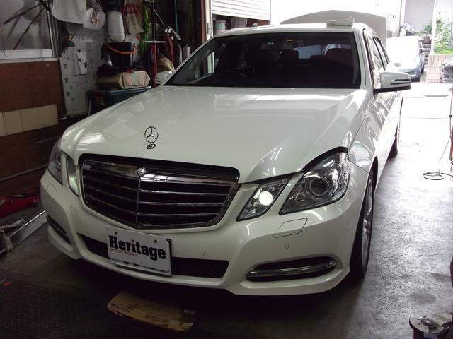 2011y  メルセデスベンツ　E350　アバンギャルド　TVキャンセラー　持ち込み取り付け　川崎市宮前区　輸入車　外車　持込　パーツ　