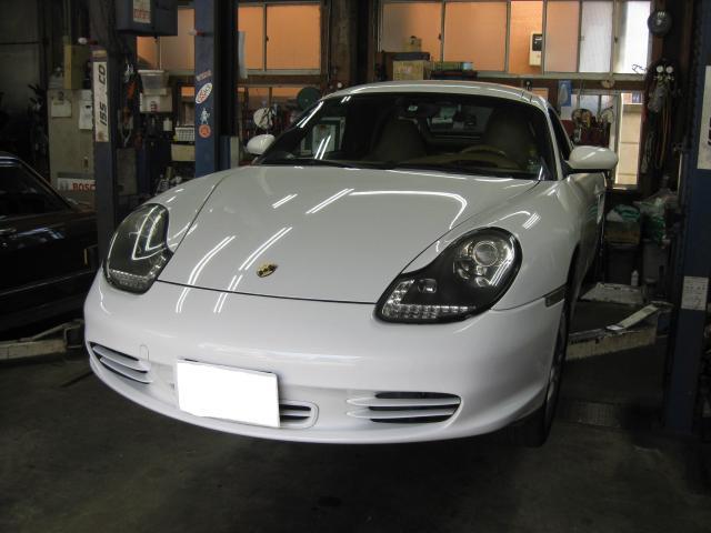 2004ｙ ポルシェ ボクスター 986 社外マフラー 部品持込 川崎市宮前区