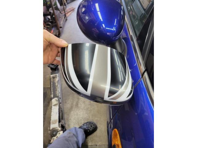 2019y BMW　ミニワン　ドアミラーカバー交換　ドラレコ２カメラ　テールランプ交換　ユニオンジャック　川崎市宮前区　神奈川県　修理　故障　　輸入車　外車　部品持込