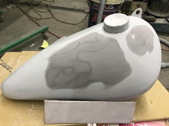 旧車 ハーレーダビッドソン タンク修理 分割タンク ショベル 旧車 ハーレーダビッドソン タンク修理 分割タンク ショベル