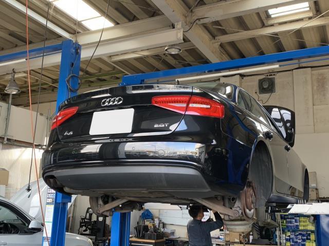 Audi A4 2.0TFSI 継続車検！24ヵ月法定点検のご依頼！