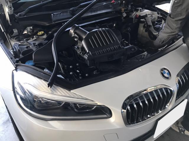 2018年式 218d アクティブツアラー バッテリー交換作業 BMW専門店TRUSTY