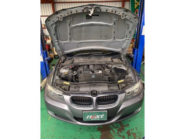 BMW  E91 320ツーリング エンジンオイル漏れ修理