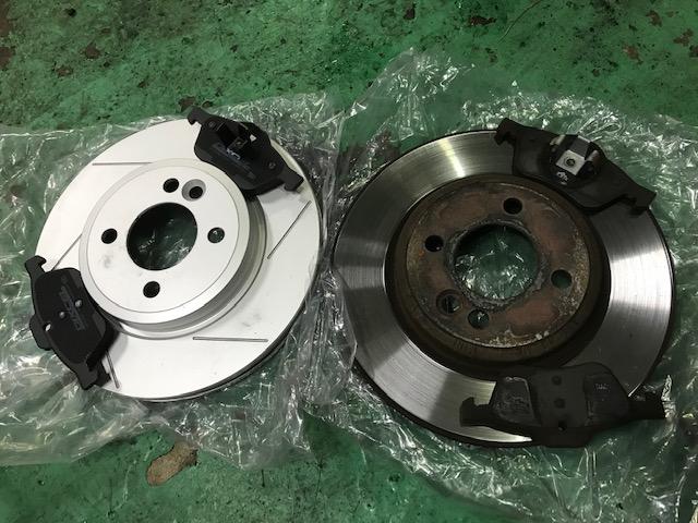 BMW MINI GH-RA16 R50 ミニクーパー 車検 整備 ブレーキパッド ...