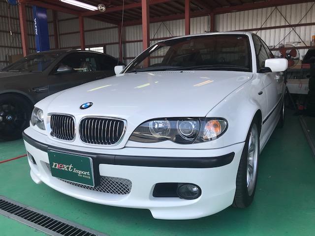 BMW　E46　325i　１２ヶ月点検　右ヘッドライトバルブ交換　埼玉　春日部　輸入車　専門店　bmw　３シリーズ　